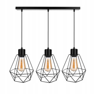 Lampa Wisząca Sufitowa Żyrandol Belka Brylant Loft