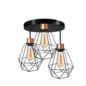 LAMPA plafon SUFITOWA ŻYRANDOL loft BRYLANT DRUT