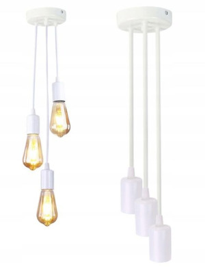 LAMPA sufitowa wisząca ZWIS Edison Loft 3x E27