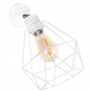 LAMPA KINKIET ŚCIENNY regulowany loft BRYLANT drut