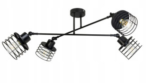 LAMPA sufitowa żyrandol regulowany LOFT ruch 4 E27