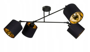 LAMPA sufitowa żyrandol regulowany LOFT ruch 4 E27