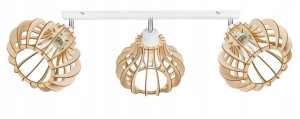 LAMPA sufit plafon żyrandol Loft Drewno ruchoma 3