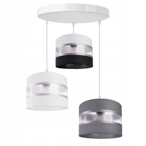 Lampa Wisząca Zwis Sufitowa Żyrandol Abażur Led