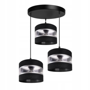 Lampa Wisząca Zwis Sufitowa Żyrandol Abażur Led