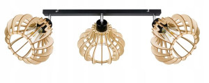 LAMPA sufit plafon żyrandol Loft Drewno ruchoma 3