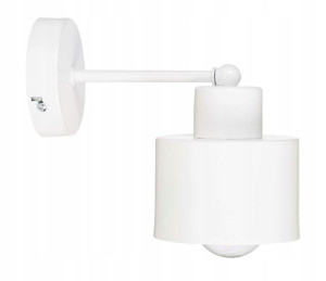 LAMPA KINKIET E27 ścienny stały loft metal KUBEK