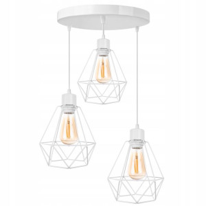 Lampa Zwis Sufitowa Żyrandol Plafon Brylant Loft