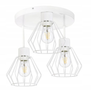 LAMPA plafon SUFITOWA ŻYRANDOL stały loft DRUT