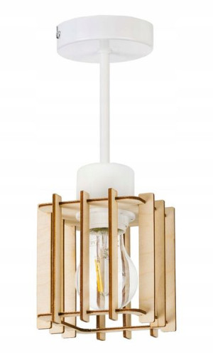 LAMPA WISZĄCA stała żyrandol sufit klosz drewno