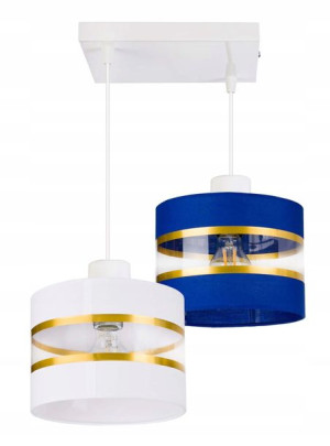 LAMPA WISZĄCA ZWIS żyrandol sufiowa Abażur 2xE27
