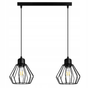 Lampa Wisząca Sufitowa Żyrandol Belka Brylant Drut