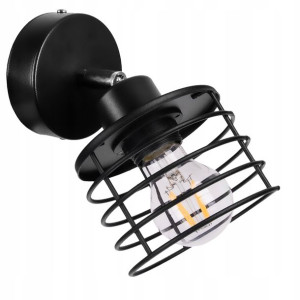 LAMPA KINKIET ŚCIENNY regulowany loft SPRĘŻYNA