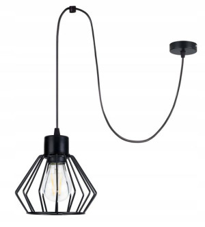 LAMPA sufitowa wisząca ZWIS Loft E27 PAJĄK BRYLANT