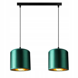 LAMPA PLAFON ruchomy żyrandol sufiowa ABAŻUR złoty