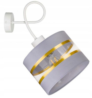 LAMPA KINKIET ścienny STAŁY E27 LOFT ABAŻUR 20cm