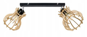 LAMPA sufit plafon żyrandol Loft Drewno ruchoma 2