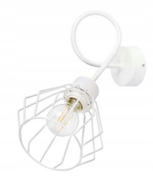 LAMPA KINKIET E27 żyrandol stały loft drut BRYLANT