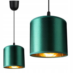 LAMPA PLAFON ruchomy żyrandol sufiowa ABAŻUR złoty