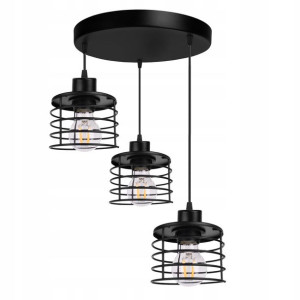 Lampa Sufitowa Plafon Żyrandol Loft Zwis Led Retro
