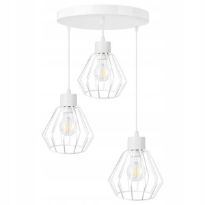Lampa Wisząca Sufitowa Żyrandol Brylant Loft Drut