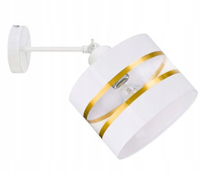 LAMPA KINKIET ścienny regulowany LOFT ABAŻUR 20cm