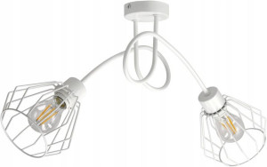 Lampa SUFITOWA żyrandol WISZĄCA LOFT drut BRYLANT