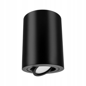 Oprawa NATYNKOWA ruchoma spot GU10 do LED CZARNA