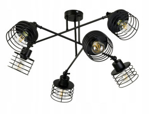LAMPA sufitowa żyrandol regulowany LOFT METAL 6