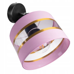 LAMPA PLAFON ruchomy żyrandol sufiowa ABAŻUR złoty