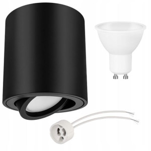 Oprawa Natynkowa Tuba Ruchoma Alu Led Gu10 6w