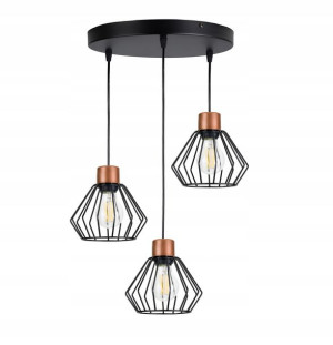 Lampa Wisząca Sufitowa Żyrandol Plafon Led Brylant