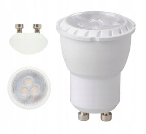 Żarówka LED mała 35mm GU11 3W NEUTRALNA PREMIUM