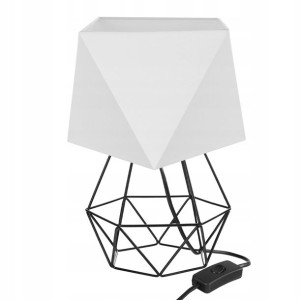 Lampka Nocna Stołowa Biurkowa Nowoczesna Abażur
