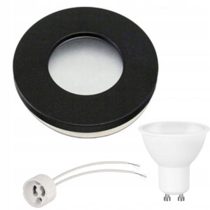 Oprawa sufitowa hermetyczna IP44 +LED GU10 2W