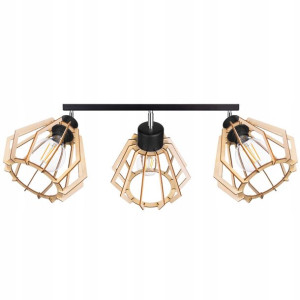 LAMPA przegub żyrandol sufitowa BRYLANT Drewno