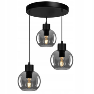 Lampa Wisząca Szklana Sufitowa Żyrandol Plafon Led