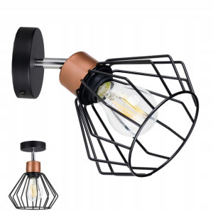 Lampa Sufitowa Żyrandol Plafon Mosiądz Led Kinkiet
