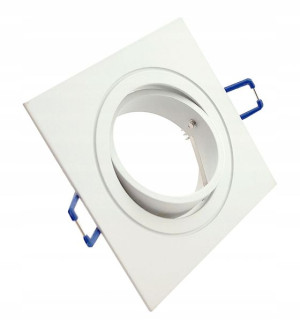 Oprawa Sufitowa Halogenowa Ruchoma Aluminium Biała