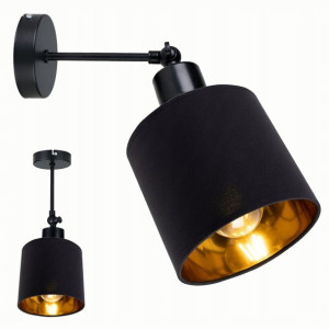 LAMPA plafon ruchomy żyrandol sufiowa ABAŻUR złoty