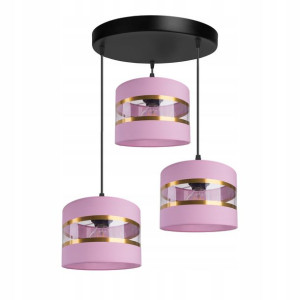 LAMPA WISZĄCA ZWIS żyrandol sufiowa Abażur 3xE27