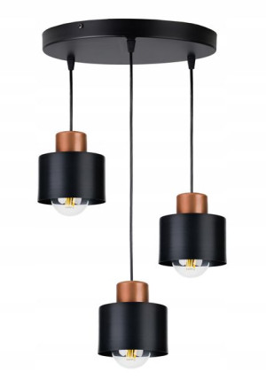 Lampa Wisząca Sufitowa Żyrandol Plafon Led Loft