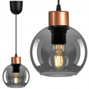 Lampa Wisząca Szklana Sufitowa Żyrandol Plafon Led