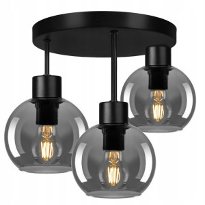 Lampa Wisząca Szklana Sufitowa Żyrandol Plafon Led