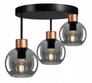 Lampa Wisząca Szklana Sufitowa Żyrandol Plafon Led