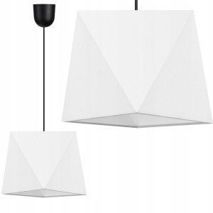 Lampa Wisząca Żyrandol Sufitowa Diament Abażur Led