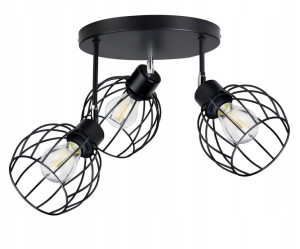 LAMPA sufitowa PLAFON ŻYRANDOL WYSOKI KULA drut