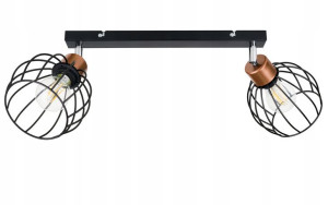 LAMPA sufit PLAFON ŻYRANDOL regulowany loft KULA