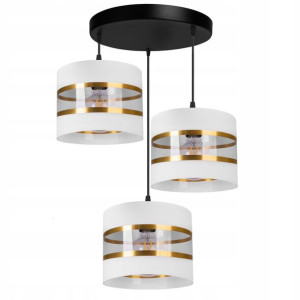 Lampa Wisząca Zwis Sufitowa Żyrandol Abażur Led