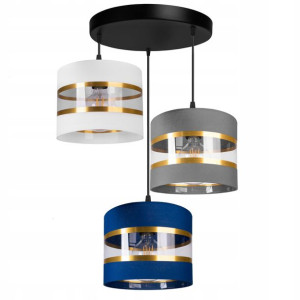 Lampa Wisząca Zwis Sufitowa Żyrandol Abażur Led